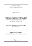 Tóm tắt Luận văn Thạc sĩ Kỹ thuật xây dựng công trình giao thông: Dự đoán lực căng còn lại của dầm cầu Khe Bó tại Km 37+819.79, trên tuyến La Sơn – Nam Đông, tỉnh Thừa Thiên Huế bằng đo đạc tần số dao động và mô hình số