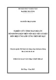 Tóm tắt Luận văn Thạc sĩ Kỹ thuật: Nghiên cứu tính toán độ lún nền đường đắp trên nền đất yếu có xét đến hiệu ứng lớp cứng trên bề mặt