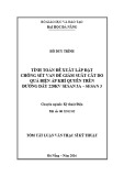 Tóm tắt Luận văn Thạc sĩ Kỹ thuật Điện: Tính toán đề xuất lắp đặt chống sét van để giảm suất cắt do quá điện áp khí quyển trên đường dây 220kv Sê San 3A – Sê San 3