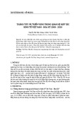 Thành tựu và triển vọng trong quan hệ hợp tác kinh tế Việt Nam - Hoa Kỳ 2008-2020