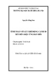 Tóm tắt Luận án Tiến sĩ Cơ học: Tính toán số lực khí động cánh 3D xét đến hiệu ứng đàn hồi