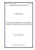 Luận án Tiến sĩ Y học: Đánh giá kết quả điều trị bướu Wilms ở trẻ em giai đoạn II - IV bằng chiến lược hóa - phẫu trị