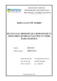 Khóa luận tốt nghiệp: Kế toán xác định kết quả kinh doanh và phân phối lợi nhuận tại Công ty TNHH Dash Logistics