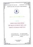 Khóa luận tốt nghiệp: Phân tích tình hình hỗ trợ xuất khẩu thủy sản trong giai đoạn hiện nay