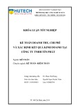 Khóa luận tốt nghiệp: Kế toán doanh thu, chi phí và xác định kết quả kinh doanh tại Công ty TNHH Tín Phát