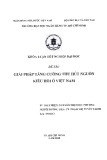 Khóa luận tốt nghiệp: Giải pháp tăng cường thu hút nguồn kiều hối ở Việt Nam