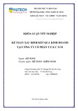 Khóa luận tốt nghiệp: Kế toán xác định kết quả kinh doanh tại Công ty cổ phần T E K C O M