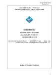 Giáo trình mô đun Thiết kế cơ khí (Nghề Cơ điện tử - Trình độ trung cấp) – CĐ Kỹ thuật Công nghệ BR–VT