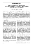 Khả năng áp dụng của phương pháp “Lagrangian Coherent structures” trong dự đoán đường đi của các hạt trôi nổi