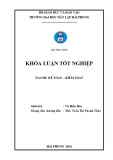 Khoá luận tốt nghiệp: Hoàn thiện công tác kế toán nguyên vật liệu tại Công ty Cổ phần Thương mại Quế Phòng