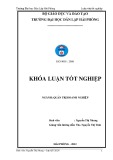 Khoá luận tốt nghiệp: Một số giải pháp nâng cao hiệu quả công tác quản lý lao động tại công ty TNHH May xuất khẩu Minh Thành