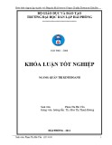 Khoá luận tốt nghiệp: Hoàn thiện công tác lập và phân tích Bảng cân đối kế toán tại Công ty Cổ phần Thương mại Kiên Đạt