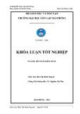 Khoá luận tốt nghiệp: Hoàn thiện kế toán doanh thu chi phí và xác định kết quả kinh doanh tại chi nhánh công ty TNHH một thành viên 319- Xí nghiệp 359