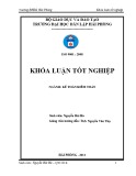 Khoá luận tốt nghiệp: Hoàn thiện tổ chức công tác kế toán doanh thu, chi phí và xác định kết quả kinh doanh tại công ty TNHH một thành viên Cảng Hải Phòng