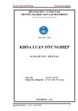 Khoá luận tốt nghiệp: Hoàn thiện công tác kế toán nguyên vật liệu tại công ty cổ phần hóa chất Bình Minh