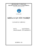 Khoá luận tốt nghiệp: Hoàn thiện tổ chức công tác kế toán chi phí, doanh thu và xác định kết quả kinh doanh tại công ty Phát triển Khu Công nghiệp NOMURA Hải Phòng