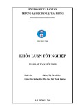 Khoá luận tốt nghiệp: Hoàn thiện công tác lập và phân tích Bảng cân đối kế toán của Công ty Cổ phần Lai dắt và Vận tải Cảng Hải Phòng