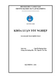 Khoá luận tốt nghiệp: Hoàn thiện tổ chức công tác kế toán vốn bằng tiền tại Công ty cổ phần vận Đầu tư và phát triển Cảng Đình Vũ