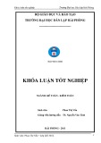 Khoá luận tốt nghiệp: Hoàn thiện công tác kế toán doanh thu, chi phí và xác định kết quả kinh doanh tại Công ty TNHH may Thiên Nam