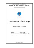 Khoá luận tốt nghiệp: Hoàn thiện công tác kế toán tập hợp chi phí sản xuất và tính giá sản phẩm ở công ty TNHH một thành viên cấp nước Hải Phòng