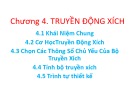 Bài giảng Cơ sở thiết kế máy: Chương 4 - ThS. Dương Đăng Danh