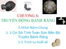 Bài giảng Cơ sở thiết kế máy: Chương 5 - ThS. Dương Đăng Danh