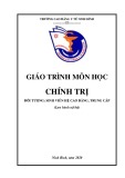 Giáo trình Chính trị - Trường Cao đẳng Y tế Ninh Bình