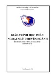 Giáo trình Ngoại ngữ chuyên ngành Dược - Trường Cao đẳng Y tế Ninh Bình