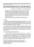 Tính đa dạng thành phần loài và giá trị sử dụng thực vật bậc cao có mạch ở Khu Bảo tồn Sao La, tỉnh Thừa Thiên-Huế