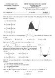 Đề thi học sinh giỏi môn Toán 12 cấp tỉnh năm 2020-2021 - Sở GD&ĐT Bắc Ninh
