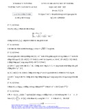 Đề thi chọn đội tuyển học sinh giỏi môn Toán lớp 12 cấp trường năm 2020-2021 - Trường THPT chuyên Trần Phú, Hải Phòng