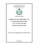 Khóa luận tốt nghiệp: Nghiên cứu đặc điểm thực vật và thành phần hóa học của cây Mơ tam thể (Paederia lanuginosa Wall.)