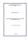 Luận văn Thạc sĩ Khoa học: Thạch luận các đá siêu mafic – mafic kiềm vùng Chợ Đồn, Bắc Kạn