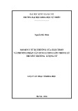 Luận văn Thạc sĩ Khoa học: Môment từ dị thường của electron và phương pháp điều cắt xung lượng trong lý thuyết trường lượng tử