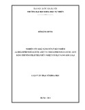 Luận văn Thạc sĩ Khoa học: Nghiên cứu khả năng xử lý đất nhiễm 2,4-Diclophenoxyacetic axit và Triclophenoxyacetic axit bằng phương pháp phân hủy nhiệt có mặt nano kim loại