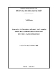 Luận văn Thạc sĩ Khoa học: Tính toán và tối ưu hóa điều kiện thực nghiệm trong phân tích RBS trên máy gia tốc HUS 5SDH-2 Tandem Pelletron