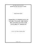 Luận văn Thạc sĩ Khoa học: Ảnh hưởng của phonon giam cầm lên hiệu ứng radio – điện trong siêu mạng pha tạp với cơ chế tán xạ điện tử - phonon âm