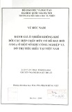 Luận văn Thạc sĩ Khoa học: Đánh giá ô nhiễm không khí bởi các hợp chất hữu cơ dễ bay hơi (VOCs) ở một số khu công nghiệp và đô thị tiêu biểu ở Việt Nam