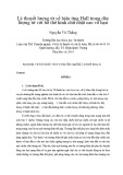 Lý thuyết lượng tử về hiệu ứng Hall trong dây lượng tử với hố thế hình chữ nhật cao vô hạn