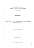 Tóm tắt luận văn Thạc sĩ Khoa học: Dao động của vỏ thoải FGM trên nền đàn hồi có tính đến tính phi tuyến bậc ba