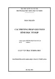 Luận văn Thạc sĩ Khoa học: Các phương pháp giải toán hình học tổ hợp