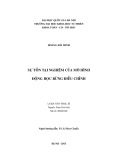 Luận văn Thạc sĩ Khoa học: Sự tồn tại nghiệm của mô hình động lực rừng điều chỉnh