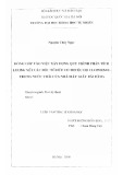 Luận văn Thạc sĩ Khoa học: Đóng góp vào việc xây dựng quy trình phân tích lượng vết các độc tố hữu cơ thuộc họ Clophenol trong nước thải của nhà máy giấy Bãi Bằng