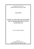 Luận án Tiến sĩ Sinh học: Nghiên cứu phát hiện một số đột biến gen ty thể trên bệnh nhân cơ não người Việt Nam