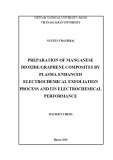 Master’s thesis Nanotechnology: Preparation of manganese dioxide/graphene composites by plasma enhanced electrochemical exfoliation process and its electrochemical performance