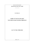 Tóm tắt luận văn Thạc sĩ Khoa học: Nghiên cứu bài toán Polaron bằng phương pháp tích phân phiếm hàm