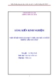 Sáng kiến kinh nghiệm Mầm non: Một số biện pháp giáo dục ý thức cho trẻ 3- 4 tuổi ở trường Mầm non Cổ Bi