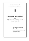 Sáng kiến kinh nghiệm Mầm non: Một số hình thức cho trẻ làm quen với văn học và chữ viết