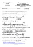 Đề thi học kì 2 môn Toán lớp 9 năm 2020-2021 - Sở GD&ĐT Bắc Ninh
