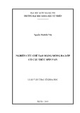 Tóm tắt luận văn Thạc sĩ Khoa học: Nghiên cứu chế tạo màng mỏng có cấu trúc Spin van